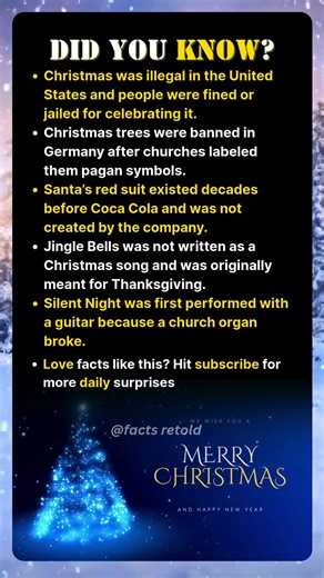 Christmas Facts They Never Taught You