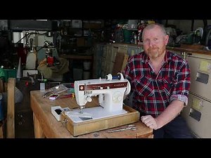 Demonstrating a Singer 248