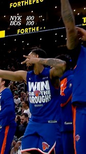 fought until the end 💪 Last night was the Knicks’ largest playoff comeback victory since at least 1969-70. 🔥 | New York Knicks