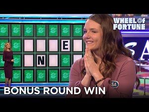 Milissa Wins $38,000 in the Bonus Round 🕊️ | Wheel of Fortune