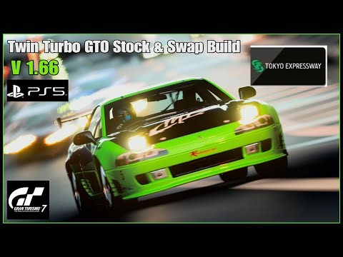 GT7 Tokyo Expressway 600 Mitsubishi GTO Twin Turbo Build V 1.66+ 1.67 update