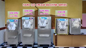 Kolice ETL Certificate Commercial Hard ice Cream Machine, Gelato Hard ice Cream Making Machine, Hard ice Cream Maker, Batch Freezer-Italy Designed Extra Strong Door, 9-11 gal per Hour