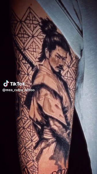 Tattoo Artistry: Samurai Portrait Inspiration
