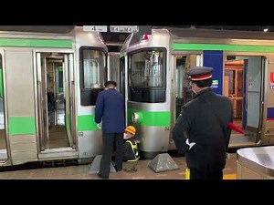 クハ721-1009号uシート車 解結作業 札幌駅 2020/5/23