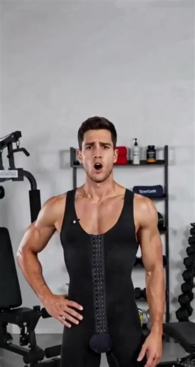 Body para hombre con control abdominal y botones, estilo deportivo ajustado, cintura ceñida con botones ajustables, tamaño grande para entrenamiento de fitness #clothes #أزياء_صيفية_لطيفة #eligemioutfit #gadgetsparahombres #mensunderwear #tummycontrolswimsuit #tracksuitset #vestidosplussize #fashionmen #boxinggadget