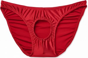 Men's Exotic Open Pouch Briefs – Sandy Fabric, Shiny Lycra Bikini Underwear - Etsy