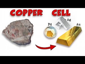 Gold | palladium | silver recovery by COPPER CELL | Anodic slime