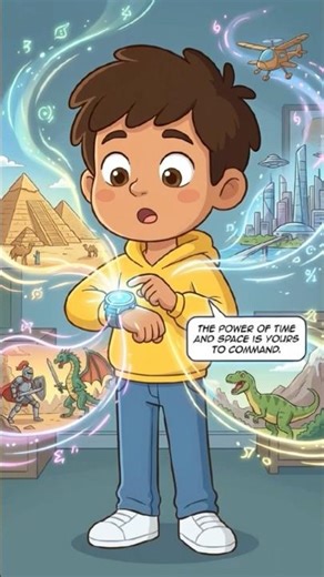 Magic Watch Adventures! ⌚️🌈 #magicwatch #timetravel #adventureawaits #exploretheunknown