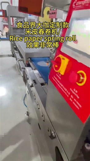 Rice paper spring roll making machine