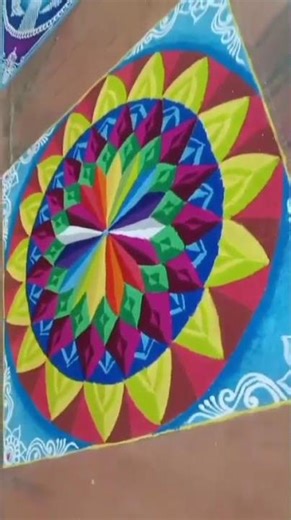 ✨ Beautiful Handmade Rangoli Design | Traditional Art by Akshu Artist🌸