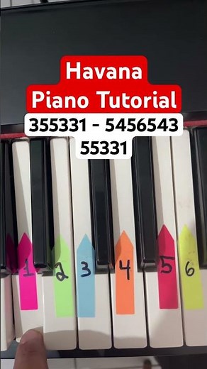 Havana 🎹🔥 EASIEST Piano Tutorial ✨