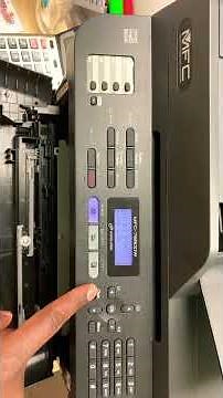 Brother MFC-7860 How to Reset Drum Counter - Printer