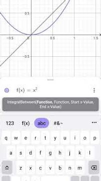 Integral Calculus| Area | GeoGebra #geogebra #geometry #shortsviral #maths