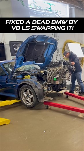 I Fixed My Daughter’s Dead BMW with a V8 LS Swap | Rich Rebuilds