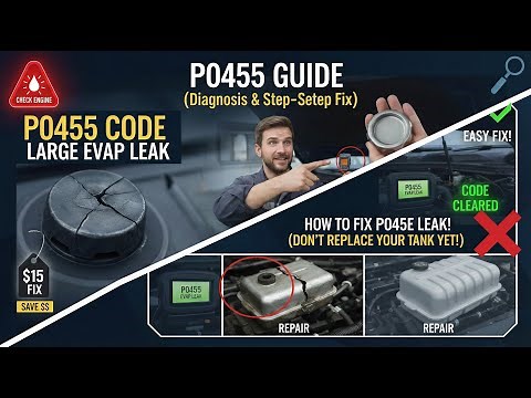 How to Fix P0455 Large Leak (Don't Replace Your Gas Tank Yet!)