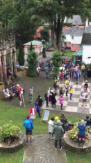 3.8K views · 109 reactions | Six of One (The Official Prisoner Appreciation Society) The final Human Chess game of Festival Number 6 | Portmeirion | Facebook