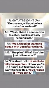 85K views · 101 reactions | ✈️ "Stay after landing please… the pilot...
