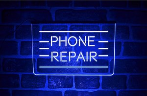 Néon LED pour réparation de téléphone | Plaque suspendue à fenêtre ouverte pour boutique informatique pour iPhone - Etsy France