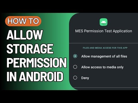 How to Allow Storage Permission in Android | Give Storage Permission Android 2024