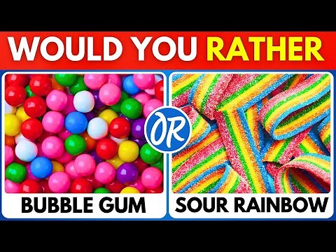 Would You Rather...? Sweet VS Sour JUNK FOOD Edition 🍭🍋