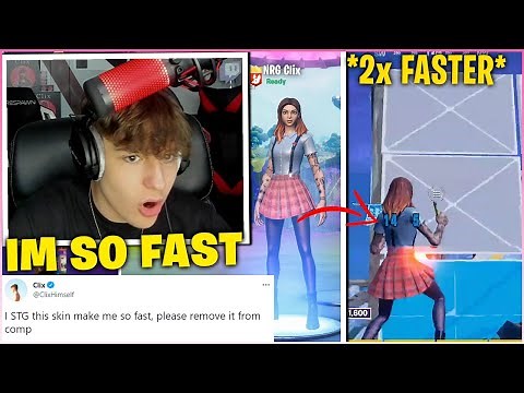 CLIX Shows his Maximum Editing Speed With New PEPPER THORNE Skin In Fortnite!