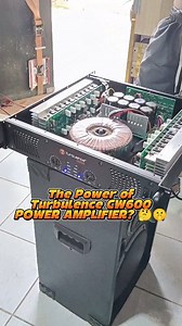 Gaano ba kalakas? 🤔 Turbulence CW600 POWER AMPLIFIER 🎛️🔥 The Professional's Choice! Engineered by: SKYJHAM ELECTRONICS ⚡ #reelsviralシ #fypシ #highlightseveryone #TurbulenceIloilo #TurbulenceCebu #highlights | Turbulence CEBU