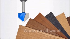 8Pcs 90 Degree V Groove Router Bit 1/4-Inch Shank Woodworking Chamfer Bevel Cutter Tool, Cutting Diameter: 1/4 Inch, 5/16 Inch, 3/8 Inch, 1/2 Inch, 5/8 Inch, 3/4 Inch, 7/8 Inch, 1 Inch