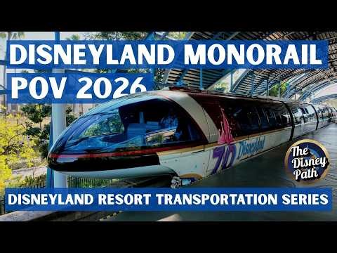 4K Monorail POV Disneyland Resort 2026