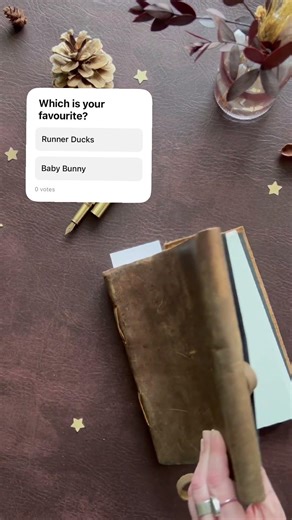 Cute Cottagecore Animal Bookmarks | Runner Ducks & Baby Bunny