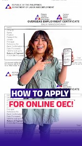 251K views · 1.9K reactions | Here is a step-by-step guide on how to apply for an OEC (Overseas Employment Certificate) online. You can do this any time, anywhere! Share this with fellow OFWs in Dubai who are planning to travel this summer! #OFW #Dubai #OEC | Emirates Loves Philippines | Facebook