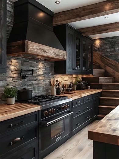 Modern Rustic Kitchen – Where Nature Meets Design