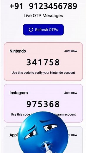 Free OTP App 🔥 Get OTP Without SIM | Best Temporary Number App 2025 #OTP #FreeApp #Shorts