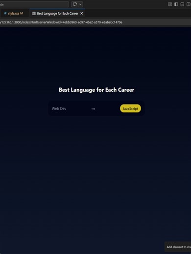 Wondering which programming language you should learn in 2025? This short video shows the best programming language for each career path, including: Web Development → JavaScript Data Science → Python Mobile Development → Kotlin / Swift Game Development → C / C# Artificial Intelligence → Python 👉 Subscribe for more programming & web development content! #programming #coding #developer #webdevelopment #datascience #mobiledevelopment #gamedev #artificialintelligence #learnprogramming #coding2025
