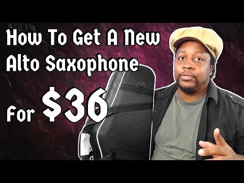 New Alto Sax for $36??? Glory Saxophone