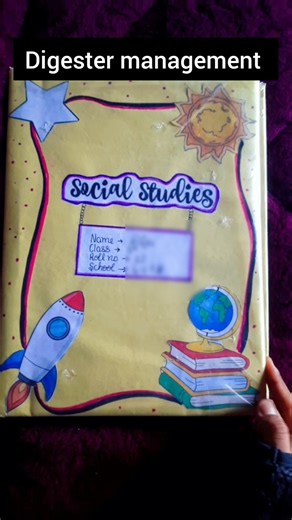 Class IX SST project file || topic- Digester Management #youtubeshorts