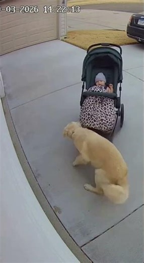 Dog Saves Baby Just Seconds Before