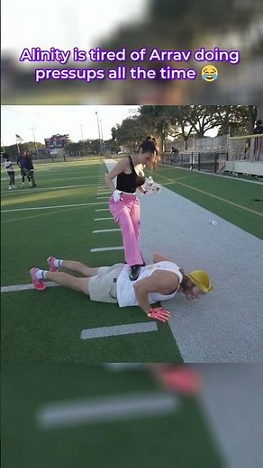 Alinity Has Had Enough of This Caveman's Pressups 💀 #funny #fyp #alinity