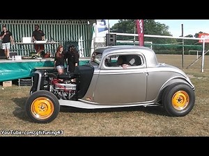 Ford 34 Coupe Hot Rod - Details and Sound