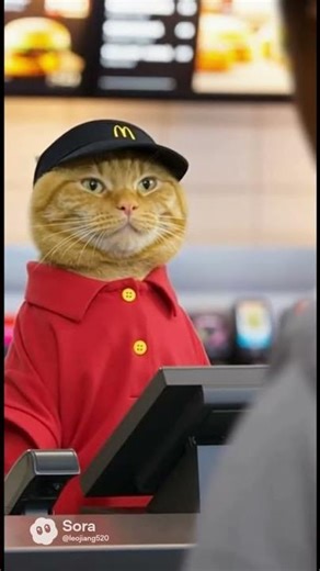 Working cat4 貓咪上班族#ai #funny #cat