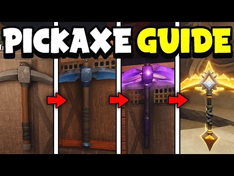 New Pickaxe Progression Guide in The Forge Roblox