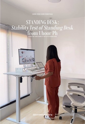 Standing Desk Stability Test | Water and Pen Test