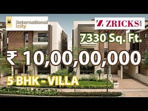 10 CR 😱 5 BHK (7330 sqft) Presidential VILLA Tour || Sobha International City, Gurgaon