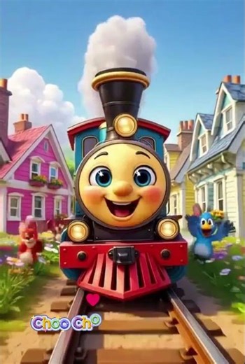 🚂 Choo Choo! The Happy Train Is Coming#shorts