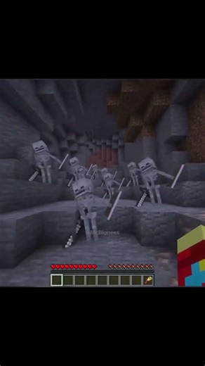 Minecraft POV: Skeleton Meme Shield #minecraft