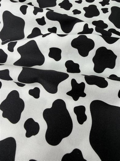 Cow Spots Quilting Cotton, 60" Wide, Black and White Cow Quilting Cotton, 4oz Quilting Cotton in Cow Print. - Etsy