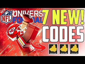 ⚠️New!! Update⚠️NFL UNIVERSE FOOTBALL CODES - ROBLOX ULTIMATE FOOTBALL CODES