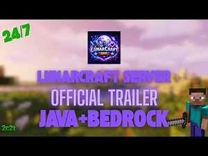 LunarCraft SMP 🌙 | No Rules Survival Server | Java & Bedrock