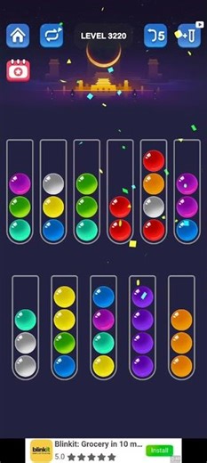 Ball Sort Puzzle Level 3220