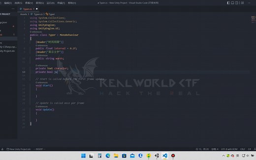 [Unity3D]打字机效果