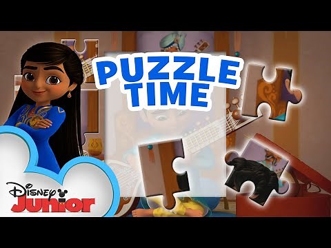 Play Us Your Song 🎸| Puzzle Music Video | Mira, Royal Detective | Disney Junior
